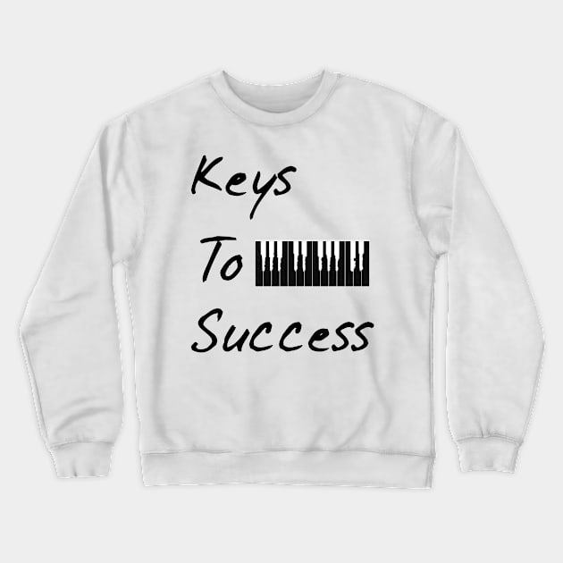 Keys To Success Crewneck Sweatshirt by Producer Life Tees